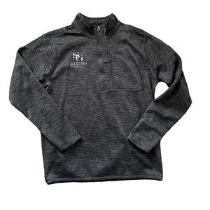 THE NORTH FACE Canyonlands 1/2 Zip Fleece Lined Shirt Gray Size Large
